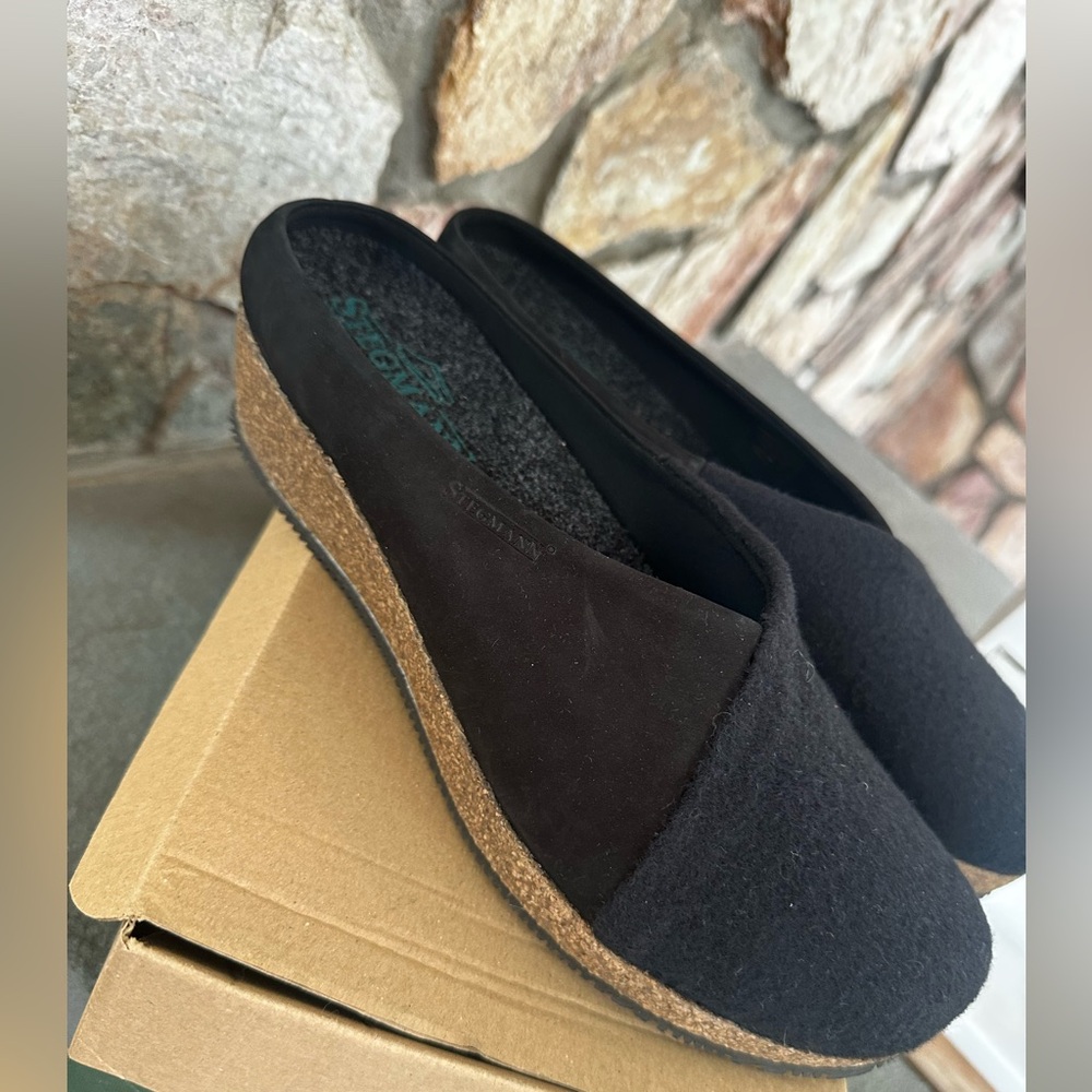 Black Mules by Stegmann NWT